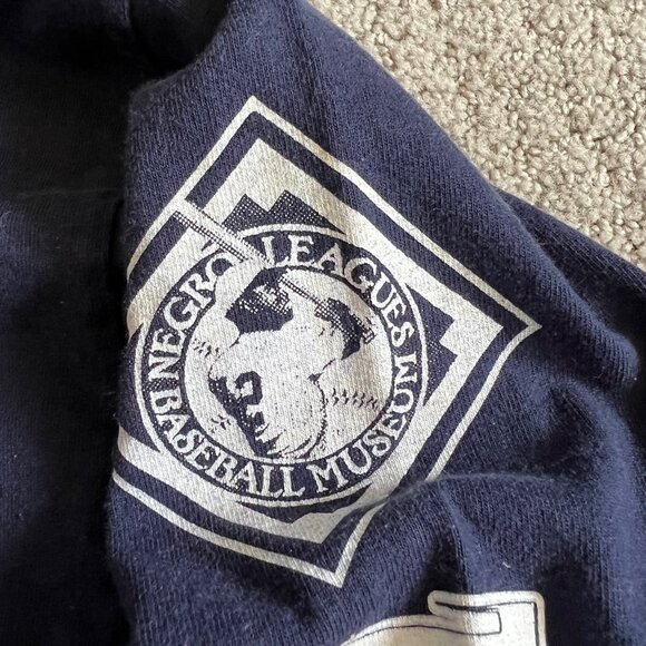 Vintage Atlanta Black Crackers Negro League Baseball T Shirt Sz XL L/S Made USA - Picture 7 of 12